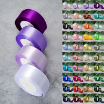 Nastro di raso 22.8 metri 50mm 38mm 25mm 15mm 10mm 6mm salvia oro confezione regalo fiocco artigianato materiali decorazione festa di nozze di natale