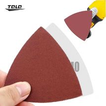Dreieck Schleifpapier Schleifwerkzeuge 80*80*80mm Aluminiumoxid Material Holzbearbeitung Metall Polieren und Schleifscheibe Werkzeuge Zubehör