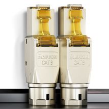 Connettore AMPCOM RJ45 Spine di terminazione riutilizzabili senza attrezzi STP Spine modulari da campo Ethernet schermate CAT8/7A/7/6A/6