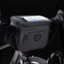 ESLNF Multifunktionale Fahrradtasche, große Kapazität, wasserdicht, modische Lenkertasche, ausgewogenes Fahrrad, einfach zu installierende Fahrradtasche