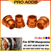 Für KTM SX SXF XC XCF EXC EXCF XCW XCF-W 125 150 250 300 350 450 500 Zubehör Vorne Hinten Radnabe Spacer Kragen 2023 2024