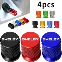 4PCS Bunte Autozubehör Autoreifen Ventilkappe Für Ford Shelby
