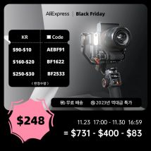 Hohem Kit oficial MT2 cardán de 3 ejes para cámara estabilizadora sin espejo Sony/Canon/Nikon/Fujifilm/Panasonic con rastreador AI