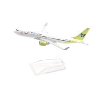 JASON TUTU 16cm Korean JINAIR Boeing 737 Plane Model Airplane Model Aircraft Model Diecast Metal 1:400 Airplanes Plane Toy Gift