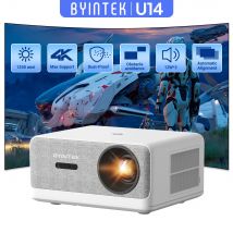 BYINTEK LOVE U14 Proiettore Full HD 1080P 4K Smart Bluetooth WiFi 6 supportato 1250ANSI Messa a fuoco automatica Home Theater Proiettori cinematografici