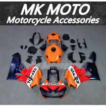 Motorrad-Verkleidungsset, passend für Cbr600rr 2013 2014 2015 2016 2017 2018 2019, Karosserie-Set, hochwertig, Rot, Orange, Dunkelblau