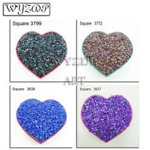 AB Quadrat Bohrer Diamant Malerei Zubehör Strass Mosaik Bunte Steine Verkauf Harz Stickerei Herstellung Diamant Kunst 3770-5200
