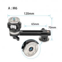 Kimrig nato schiene mit nato klemme arri rosette m6 qr arri rosette mount lock verlängerung für dslr kamera käfig schulter montage rig