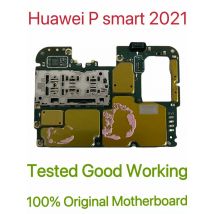 Original Unlocked Main Board For Huawei P smart 2021 Mainboard Motherboard Unlocked With Chips Circuits Flex Cable