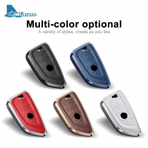 Metall Rindsleder Fernbedienung NEUE Für BMW G30 G05 X5 F15 X6 F16 7 Serie G11 X1 F48 F39 X4 X3 F40 Auto Schlüssel Fall Abdeckung Shell Fob Schutz