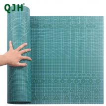 QJHA1 dwustronna samonagrzewająca się mata do cięcia z PVC do deski DIY LeatherCraft, duża mata ochronna na biurko 90x60cm Gif na dzień ojca