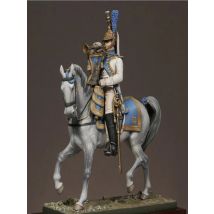 Resin soldier 1/32 ancient Trompette officer watch with horse warrior Model Unassambled Unpainted Figure Building Kit