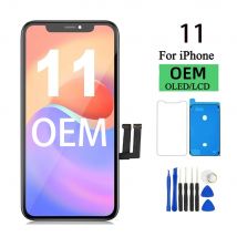 OEM OLED Pantalla per iPhone 11 Display LCD Touch Screen Digitizer Assembly per iPhone 11 Supporto di ricambio LCD 3D Touch True