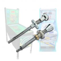 Metall Flipper Teile Launcher Mechanismus Zugstange Pusher Arm Katapult Mit Frühling Shooter Für Münze Spiel Maschine Glück Auswirkungen Perlen