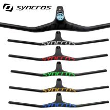 Syncros Manubrio integrato MTB a colori multipli Attacco manubrio in fibra di carbonio a forma unica - Parti di biciclette per telaio bici da 17 gradi