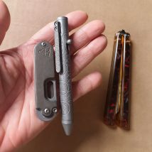 EDC Titanium Alloy Pen With Collection Writing Multi-functional Portable Outdoor EDC Tools