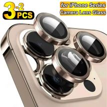 2-3 Stück Metall-Kameraobjektivschutz für iPhone 16 15 14 13 12 11 Pro Max 14 15 16 Plus 13 12 Mini-Kameraglas für iPhone 16 Pro