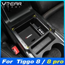 Vtear zentrale Steuerung Armlehne Aufbewahrung sbox Zubehör Auto Dekoration Innen detail Verkleidung steile für chery tiggo 8 pro max