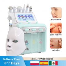 AOKO 7 IN 1 Acqua Ossigeno Piccola Bolla Mahicne Face Lifting Ance Poro Pulizia Profonda Dispositivo per Salone di Bellezza Hydro DermoabrasionePeeling