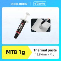 Coolmoon 12,8 W/m*k Wärmeleitpaste MT8 1 g Nano-Partikel CPU/GPU Hochleistungsfett Langlebige Wärmeableitung