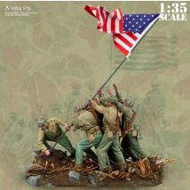 1/35 Modellbausatz Resinbausatz Iwo Jima Allied Victory Day (ohne Flaggen und Fahnenmasten)