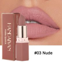 Nude Matte Lipstick Wodoodporna, długotrwała, nieprzywierająca pomadka do ust Nie blaknąca Seksowne czerwone różowe aksamitne szminki Kosmetyki do makijażu