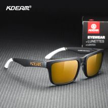 KDEAM PLUS Size Fishing Sunglasses Men 64mm Width Larger Size Polarized Sunglasses For Driving Night Vision Goggles