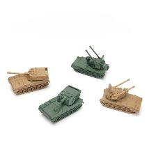 4D Assembly 1/144 Chinese PGZ-09 Anti-aircraft Gun PLZ-07 Howitzer Military Model Sliding Toy Car