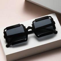 1 STÜCK 2025 Neue Ins Internet Celebrity Sonnenbrille Punk Stil Straßenfotografie Mode Persönlichkeit Quadratische Sonnenbrille
