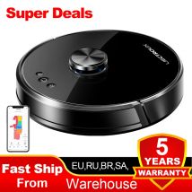 (código promocional: AEGG66)) Robot aspirador Liectroux XR500,navegación láser Lidar,6500 pa,mapa de varios pisos,trapear,zona de exclusión de aplicaciones,área selectiva,reanudación de punto de