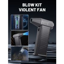 X9 Turbo Fan Blower Jet 300,000RPM Turbo Jet Blower Car Vacuum Cleaner Brushless Air Blower for PC/Keyboard Cleaning Air Duster