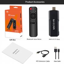 Smart TV Stick MX10 F2 Allwinner RK3228A DDRIII 1GB EMMC 8GB WiFi 2.4G/5G+BT4.0 Google TV Fire Stick