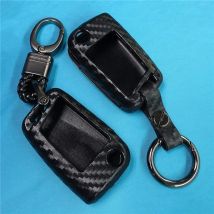 Für Volkswagen VW Golf 7 GTI R MK7 Tiguan Carbon Faser Auto Schlüssel Tasche Shell Halter Fob Schlüsselring Auto schlüssel Fall Abdeckung