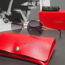 COULIER Classic Trend Sunglasses Woman Outdoor UV-Protection Unisex Eyewear Frameless Pilot Casual Leopard Party Sun Glasses