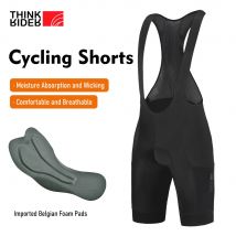 ThinkRider Männer Radfahren Bib Shorts Belgischen Pad Mountainbike Shorts High End Outdoor Atmungsaktive Fahrrad Engen Knicker