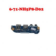 Laptop Audio Board USB Board für 6-71-NH5P8-D02 6-71-N5HP8-D01 Neu