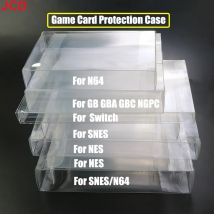 JCD 1 pz trasparente trasparente gioco cartuccia scatola caso giochi CIB plastica PET Protector per