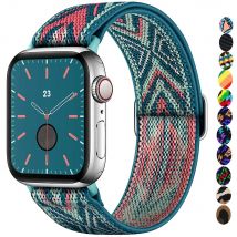 Scrunchie Armband für Apple Uhren armband 45mm 44mm 40mm 41mm 42mm 46mm 49mm elastisches Nylon armband iwatch Serie 10 9 8 7 se ultra 2