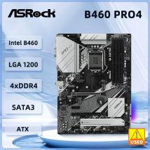 Placa base Asrock B460 B460 PRO4 LGA 1200 NVMe SSD M.2 DDR4 128G i3-10105 10600 10900F 10400F 10100 10105 cpu ATX