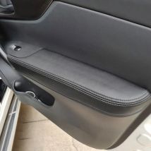 For Nissan Qashqai J11 2016 2017 2018 Car Accessories Interior Door Armrest Panel Leather Cover Trim Black NOT FOR QASHQAI+2