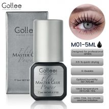 Gollee 0,5 s Asciugatura rapida per colla per extension ciglia Impermeabile per ciglia che durano 8 settimane Forniture professionali per extension ciglia