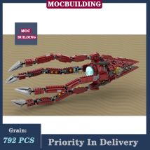 Moc Space Film klasse Angriffs schiff Modellbau stein Montage Jungen Sammlung Spielzeug Geschenke