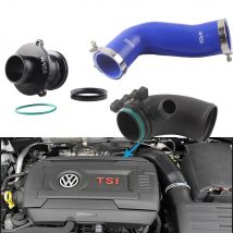 Silicone Tubo Di Aspirazione Turbo Ingresso Gomito Turbo Silenziatore Elimina Per VW Golf MK7 R Audi V8 MK3 A3 S3 TT MK3 2.0T 2014+