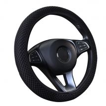 Women's Breathable Massage Net Steering Wheel Cover Car Interior Accessory 37-38cm without Inner Ring