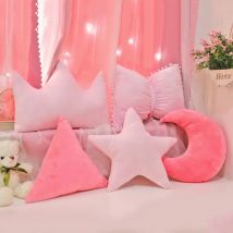Sterne Mond Form Kissen Mädchen Rosa Nette Schlaf Kissen Büro Kissen Nacht Kissen Decor Hause