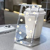 Blume Klar Fall Für Samsung A56 A55 5G A54 A53 A52 A36 A35 A34 A33 A32 A26 A25 A24 A23 A16 A15 A14 A13 A06 A05S Weiche TPU Abdeckung