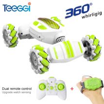 Teeggi S922 2,4 G RC Stunt-Auto 4WD Doppelfernbedienung 360° °   Grad Rotation RC Off Road Klettern Kinder Rc Drift Auto Spielzeug als Geschenk