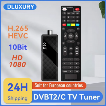 Dluxury U3mini DVB T2 DVB C Digitaler TV-Decoder HD Kostenlose TV-Kanäle 7 Tage EPG TV-Tuner für Spanien Frankreich Italien Columbia usw