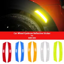 Auto Stoßstange Reflektierende Warnung Streifen Aufkleber Felge Augenbraue Warnen Licht Reflektor Schutz Aufkleber Scratch Paster Zubehör