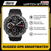 Nuovo Ciberer DM58 GPS Smart Watch 1.43 ''Display AMOLED HD Bussola incorporata Barometricr e altimetro 170+ modalità sportive Smartwatch